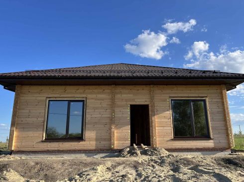 Строительство дома из клеёного бруса