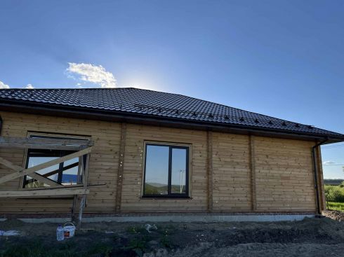 Строительство дома из клеёного бруса